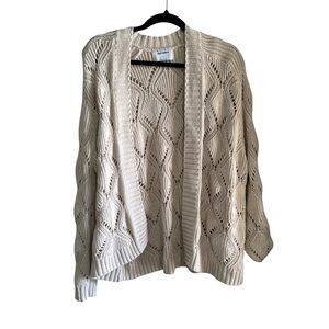 Old Navy Cream Open-Front Cardigan